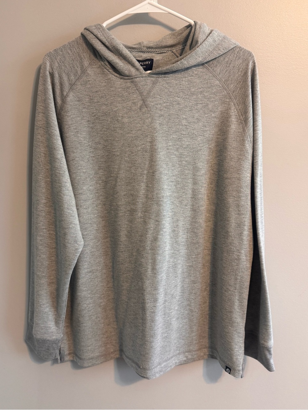 Sperry‎ Premium Apparel Gray Lightweight Hoodie Pullover Size Large